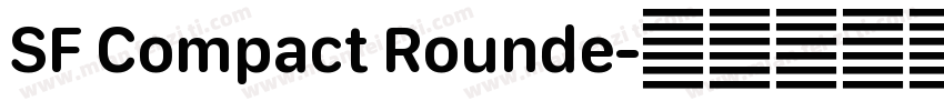 SF Compact Rounde字体转换